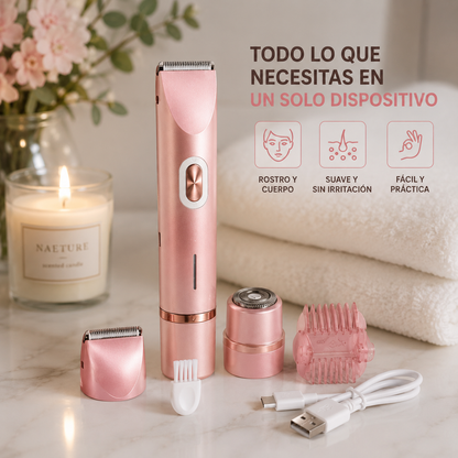 💗 Depiladora 2 en 1 Piel Suave Sin Complicaciones