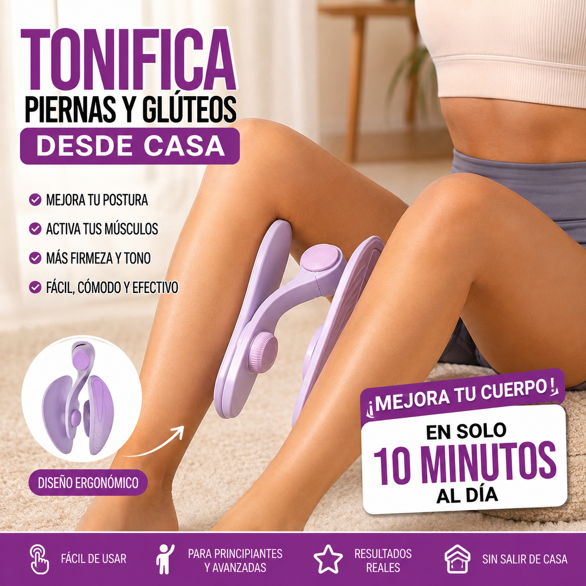 💜 Ejercitador Pélvico Multifuncional 🍑