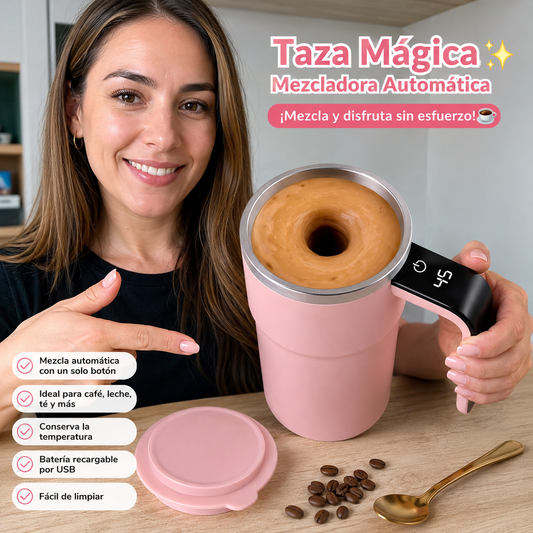 ☕TAZA MEZCLADORA ELÉCTRICA✨