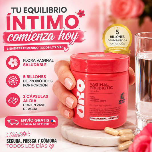 🌸 Probiótico Vaginal URO® | Equilibrio Íntimo Diario