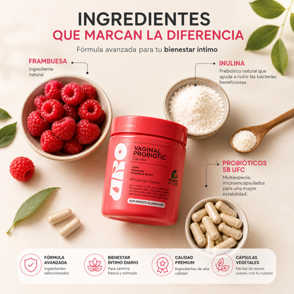 🌸 Probiótico Vaginal URO® | Equilibrio Íntimo Diario